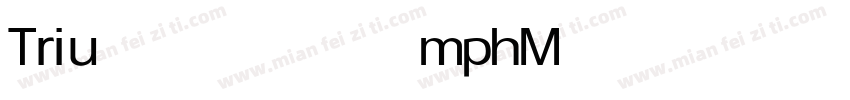 Triumph Medium字体转换